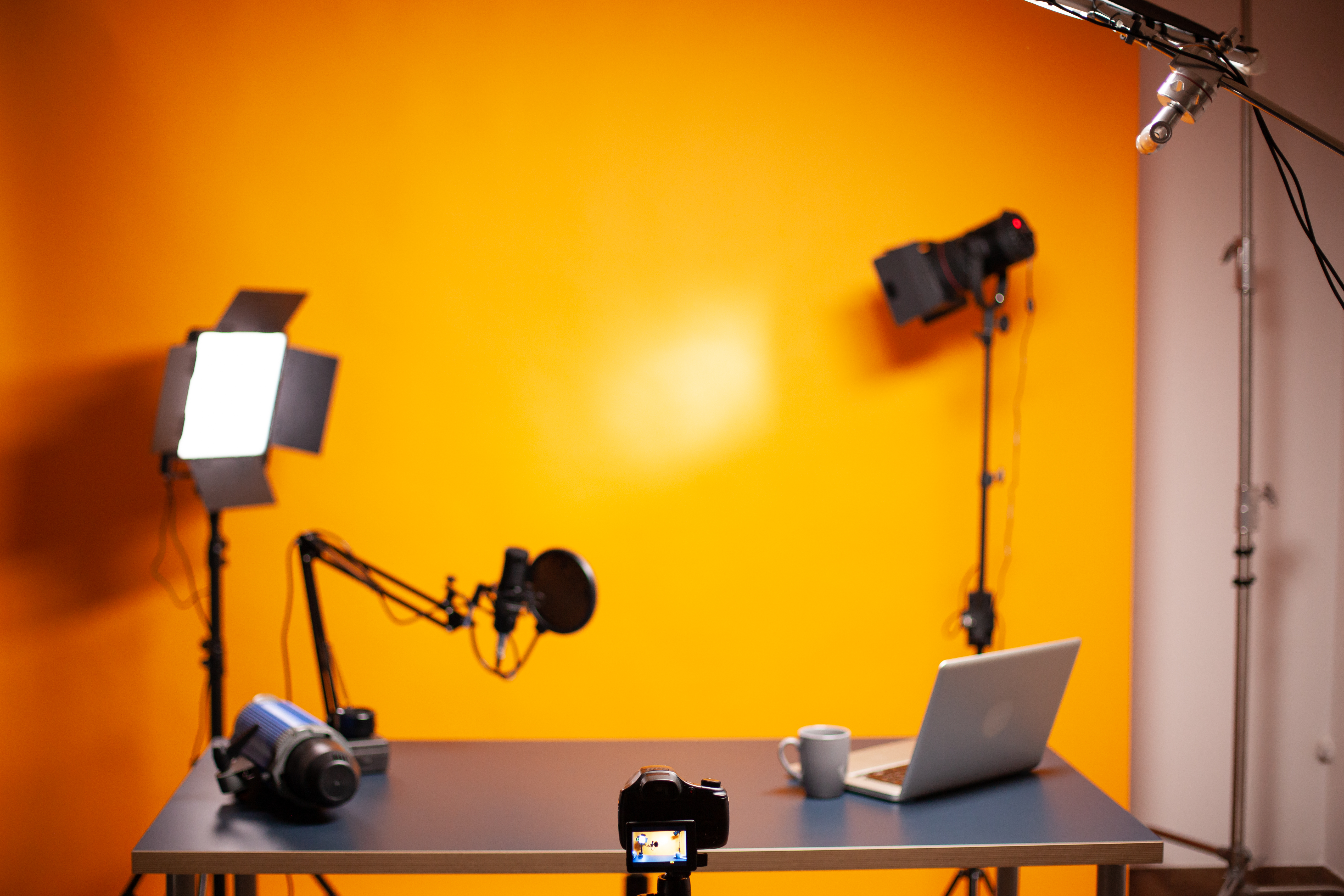 Camera setup inside Smoove Studio